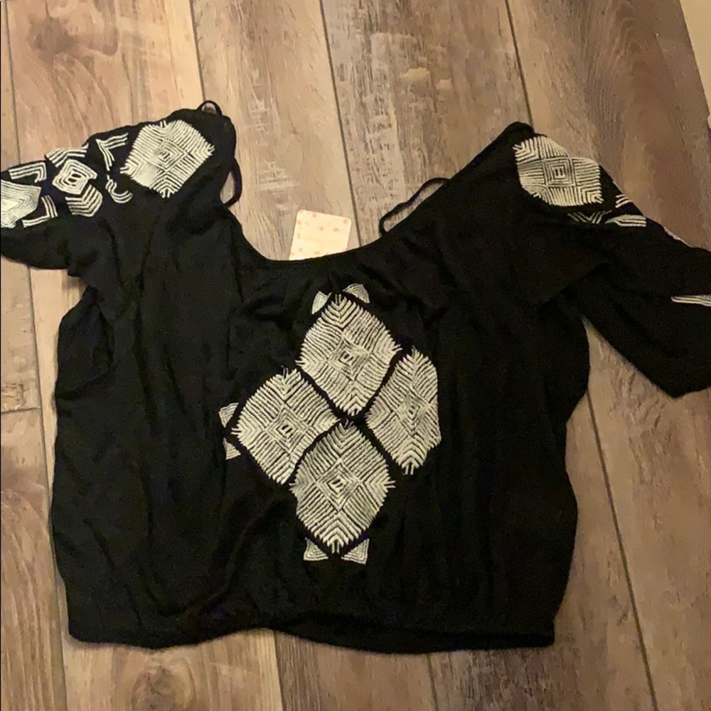 Free People Black Top